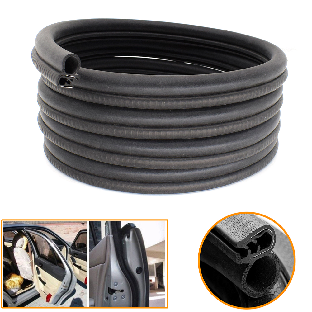 Yiyasu 10ft U Shape Car Door Trim EPDM Moulding Sealing Rubber Weatherstrip Seal Strip