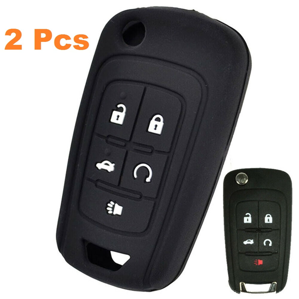 Yiyasu 2x Silicone Car Remote Key Fob Cover Holder for Chevrolet Camaro