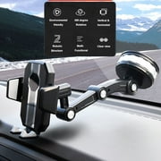 Yiyasu 360° Universal Dashboard Dash Mount Phone Holder Suction Cup Bracket Car GPS Truck Plastic