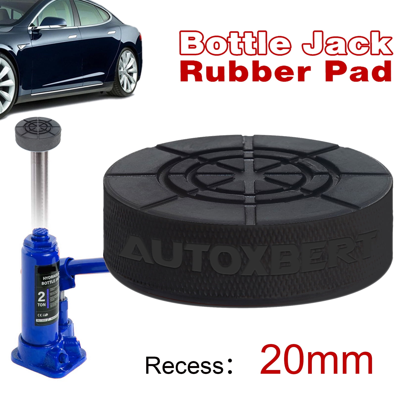 Yiyasu Rubber Jack Pad Lift Car Damage Protection Universal For Most 2