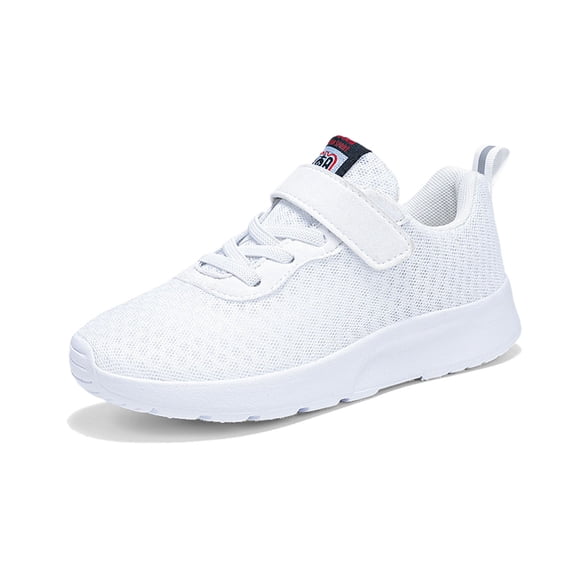 Yiyuu Boys Athletic Mesh Shoes Casual Active Breathable Solid Soft Sole Anti- Shoes
