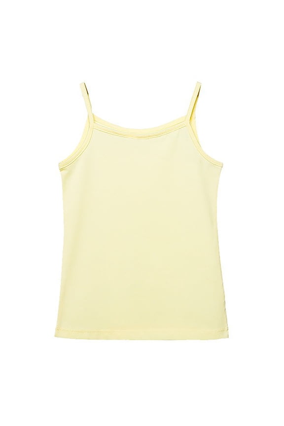 Infant Girls Tank Top Summer Stretchy Camisole Sleeveless Undershirt, Sizes 18-24 Months