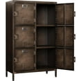 thumbnail image 1 of Yizosh Metal Locker with 6 Lockable Doors, Industrial Steel Storage Lockers for Employees - 47.3" Locker Storage Cabinets for School, Gym, Home, Office, Garage (6 Door), 1 of 18
