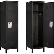 Yizosh Metal Locker with Lockable Doors, Industrial Steel Storage Lockers for Employees - Locker Storage Cabinets for School, Gym, Home, Office, Garage