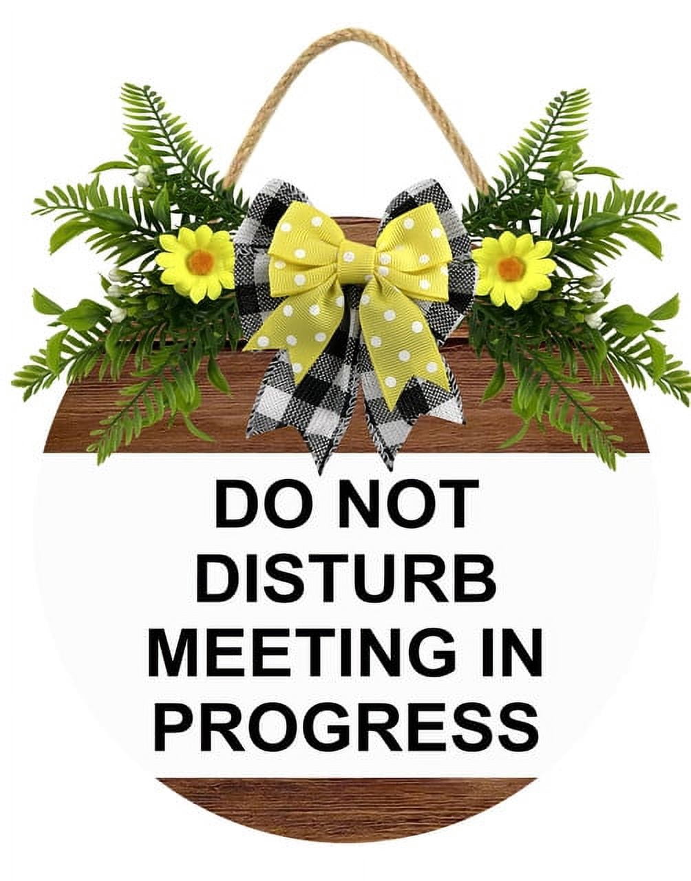 Yjiankangz 11In Door Sign Do Not Disturb Meeting In Progress Hanging ...
