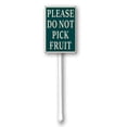 thumbnail image 1 of Yjiankangz Please Do Not Pick Fruit Yard Sign with Stake Outdoor Aluminum Sign Outdoor Yard Decorations Patio Outdoor Decor 8x12 inches, 1 of 7
