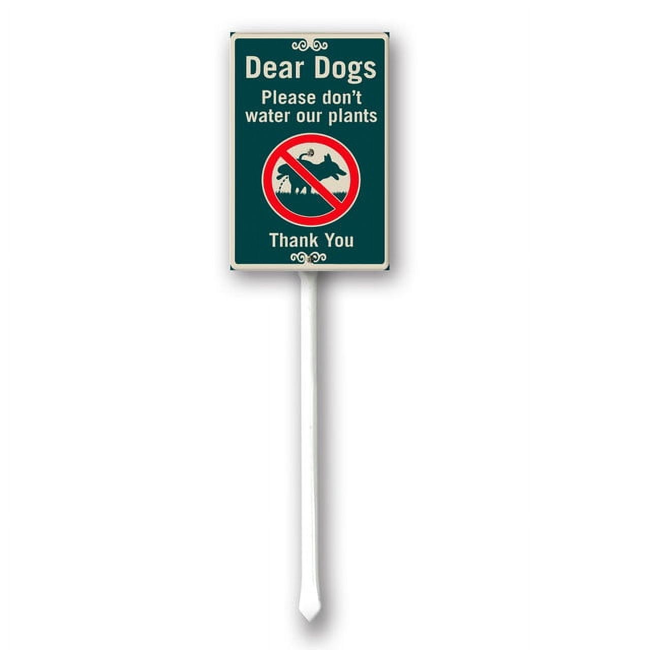 Yjiankangz Yard Sign With Stake Dear Dogs Please Do Not Water Our ...