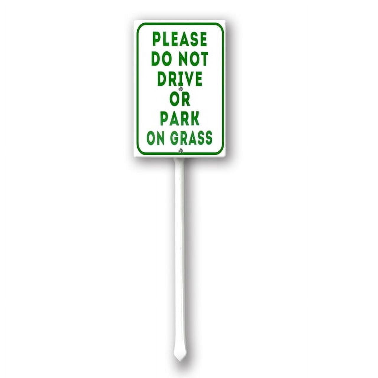 Yjiankangz Yard Signs, Please Do Not Drive Or Park On Grass Yard Door ...