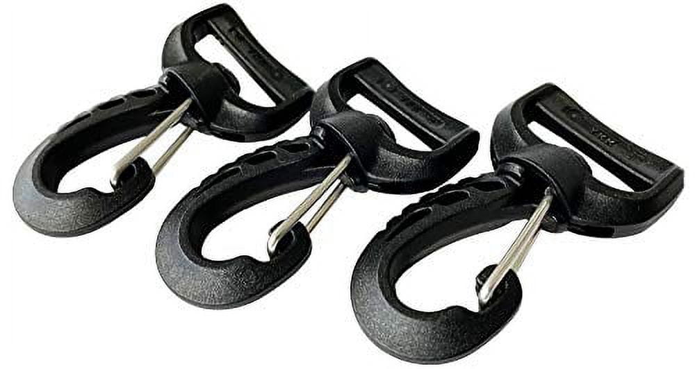 Ykk Kit - Swivel Snap Hook Plastic Buckles Lobster Clasp Trigger Clips  Rotary, Tri?Bar Adjustable Webbing 1, Roll of 5 Yards 1 Webbing  Polypropylene