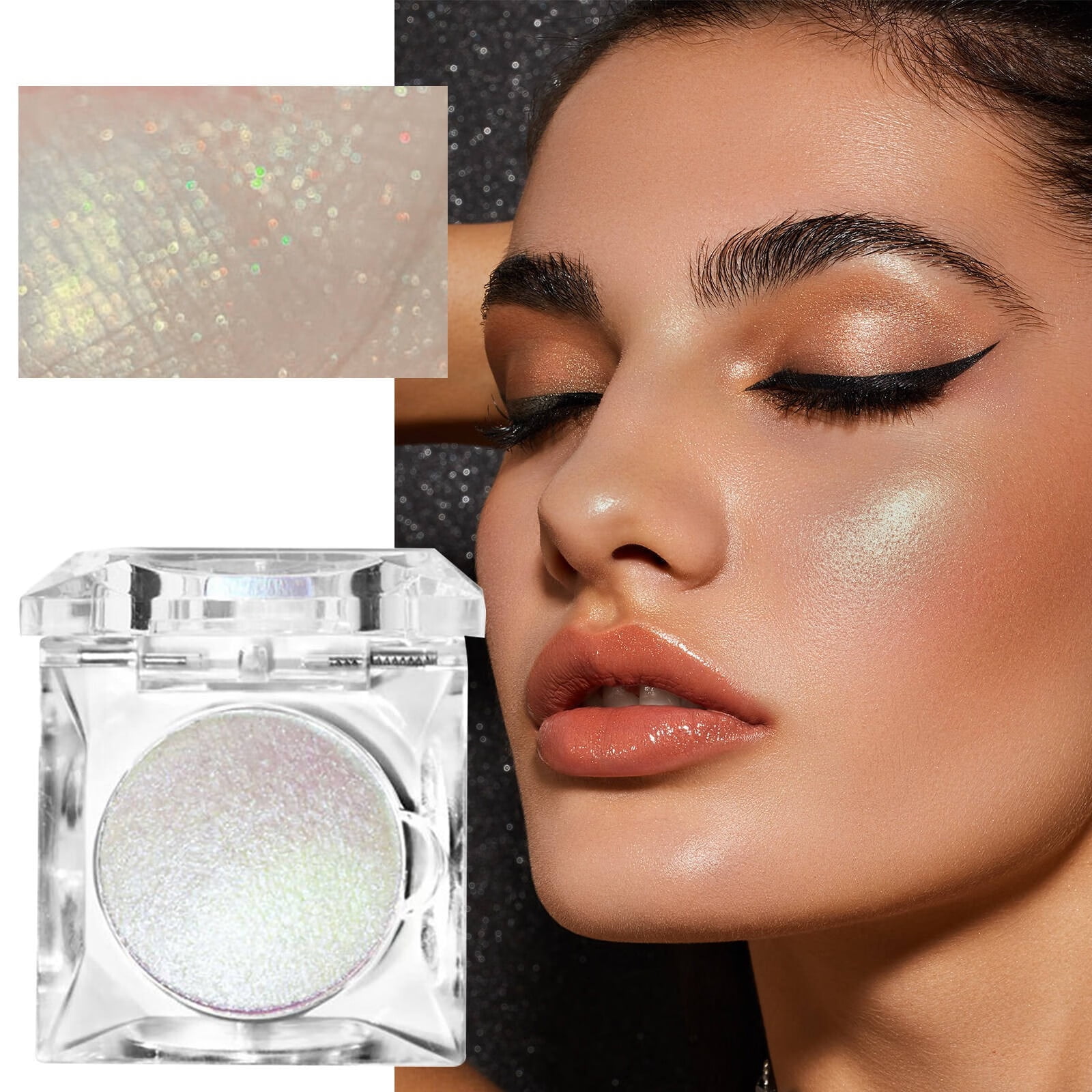 Ykohkofe Face Highlighter White Highlighter Body Powder Makeup