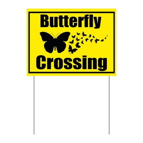 YladaFaie Caution Safety Sign Welcome Wait Here To Be Seated Yard Signs with H-take 12x18 Inch Outdoor Decoration,Keep Off Grass Lawn Sign for Yard-Corrugated Plastic