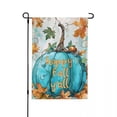 thumbnail image 1 of YladaFaie Fall Pumpkin Blue Autumn Thanksgiving 28x40 Inch Garden Flags Double Sided for Outside Yard Flags Garden Decor,Fall Watercolor Bird Garden Flag, 1 of 7