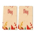 thumbnail image 1 of YladaFaie Set of 2 Pack Happy Thanksgiving Pattern Dish Tea Dish Towels,Absorbent Drying Cloth Fall Autumn Tea Towels for Cooking Baking,18 x 28 Inch for Bathroom Holiday Seasonal Wreath Decor, 1 of 7
