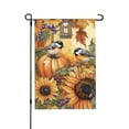 thumbnail image 1 of YladaFaie Watercolor Garden Flag Autumn Bird Yard Flag 12 X 18 Inch Double Sided,Fall Thanksgiving Pumpkin Garden Flag Home Decorative Outdoor, 1 of 7