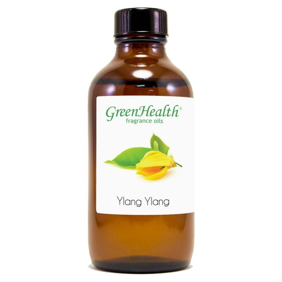 Ylang Ylang Fragrance Oil - 4 fl oz - Amber Glass Bottle w/ Cap