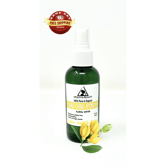 Ylang Ylang Hydrosol Organic Floral Water Pure Natural 4 oz