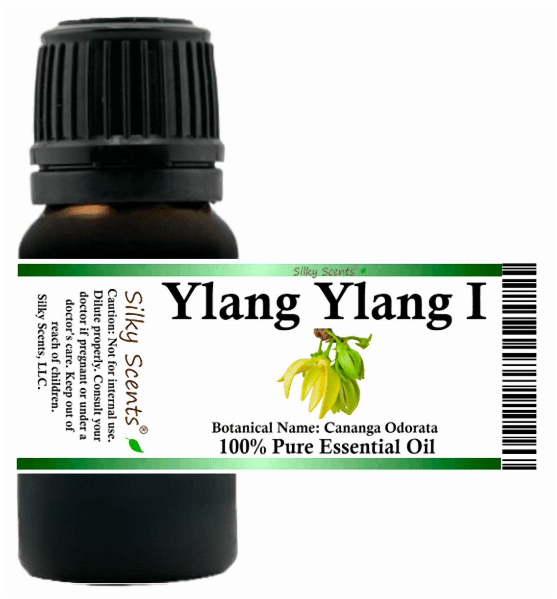 Ylang Ylang I Essential Oil 10 ml (1/3 fl oz) - 100% Pure and Natural by Silky Scents