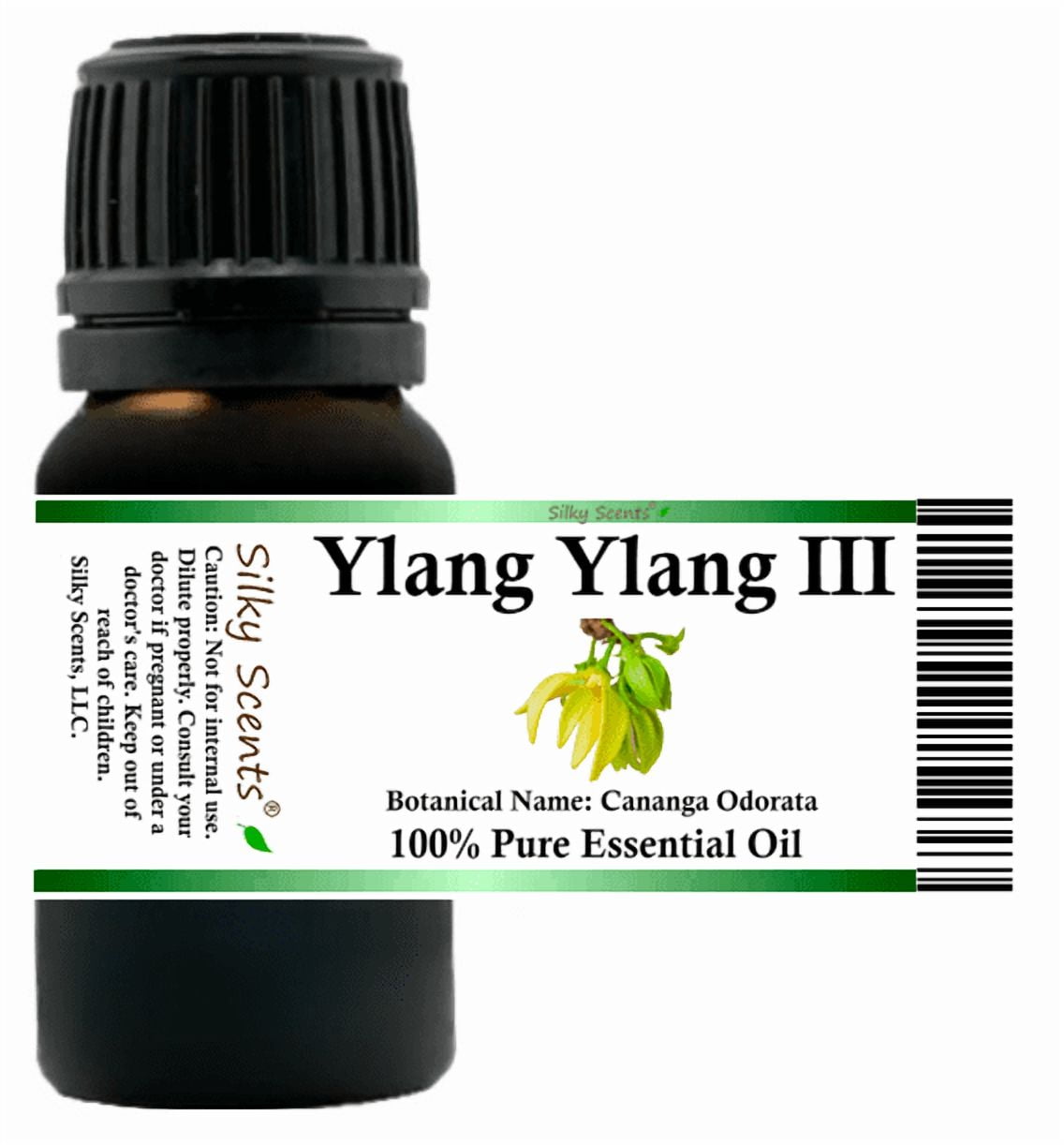 Ylang Ylang III Essential Oil 10 ml (1/3 fl oz) - 100% Pure and Natural by Silky Scents