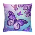 Yllo0ord Butterfly Pillow Case Cushion Covers Soft Butterflies Print