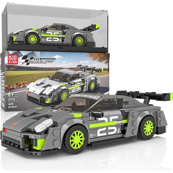 Ylutex 911 Speed Champion Technik Car Building Block Set, Classic Racing Car Model Kits for Display,Great Choice for Sport Car Fans (435+PCS)