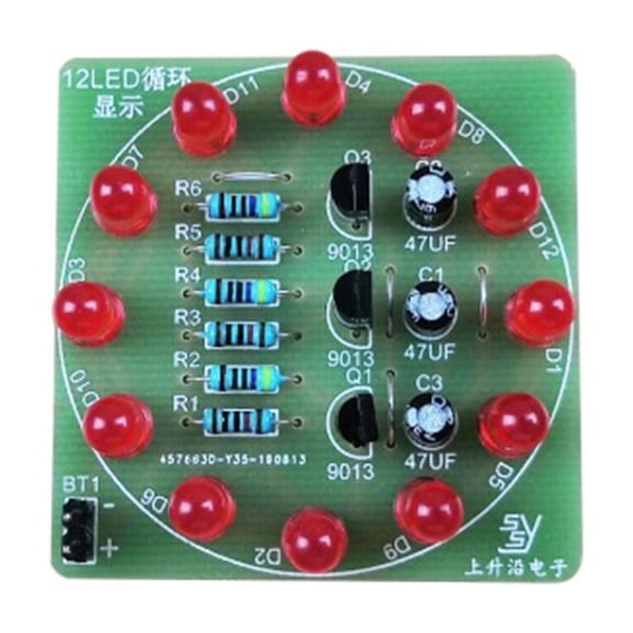 Ylutex Electronic Dice Kit: Random LED Roulette/Dice,Fun STEM Soldering Project,Classroom Game