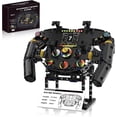thumbnail image 1 of Ylutex F1 Racing Simulator Steering Wheel Building Block Set, Mechanical Formula Sim Cars Driving Collectible Model Kit with Moving Parts & Phone Holder (833PCS), 1 of 8