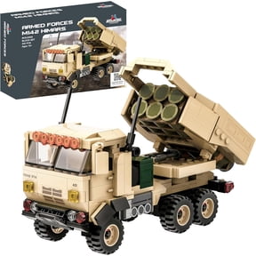 Ylutex Games M142 HIMARS Building Block Set - 443 Pcs - Armed Forces, Military Building Toy Set -High Mobility Artillery Rocket System