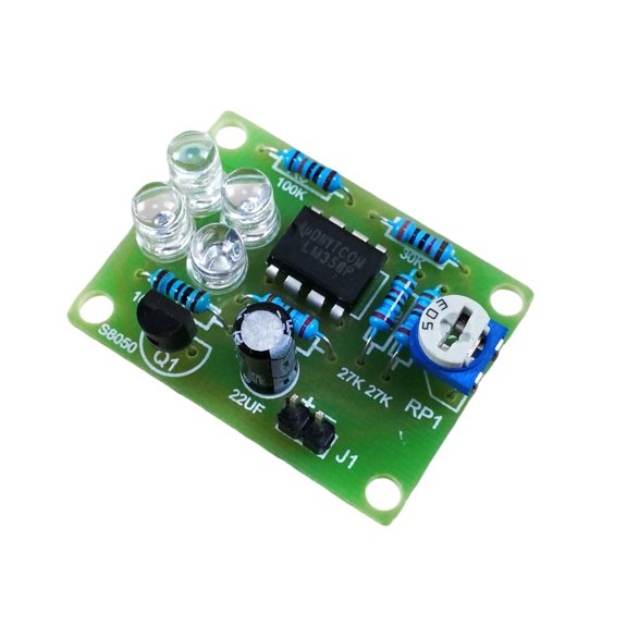 Ylutex LM358 Breathing Light Kit: Breathing/Fading LED Light,LM358/Analog Control,Beginner Soldering