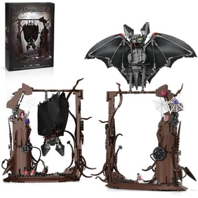 Ylutex Mechanical Horror Bat Building Block Set for Adult,Bat Bird Building Blocks Toys,Collectible Building Block Set for Adult (839 PCS)