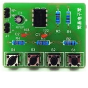 Ylutex NE555 Electronic Organ Kit NE555 Tone Organ,5-Key Mini Synth,Beginner Soldering Kit