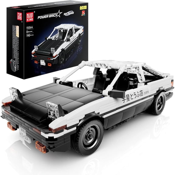 Ylutex Race Car Model Kit, Pull Back Racing Vehicle Cars Model Building Sets, Collectible Speed Champion Car Toys Building Blocks for Adults