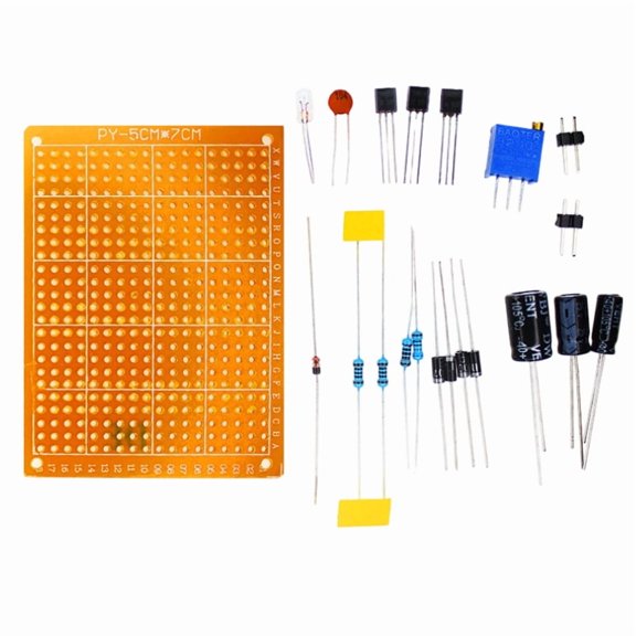 Ylutex Series Adjustable Voltage Regulation Circuit Kit: Adjustable Linear Voltage Regulator,Series Pass Circuit,DIY Kit