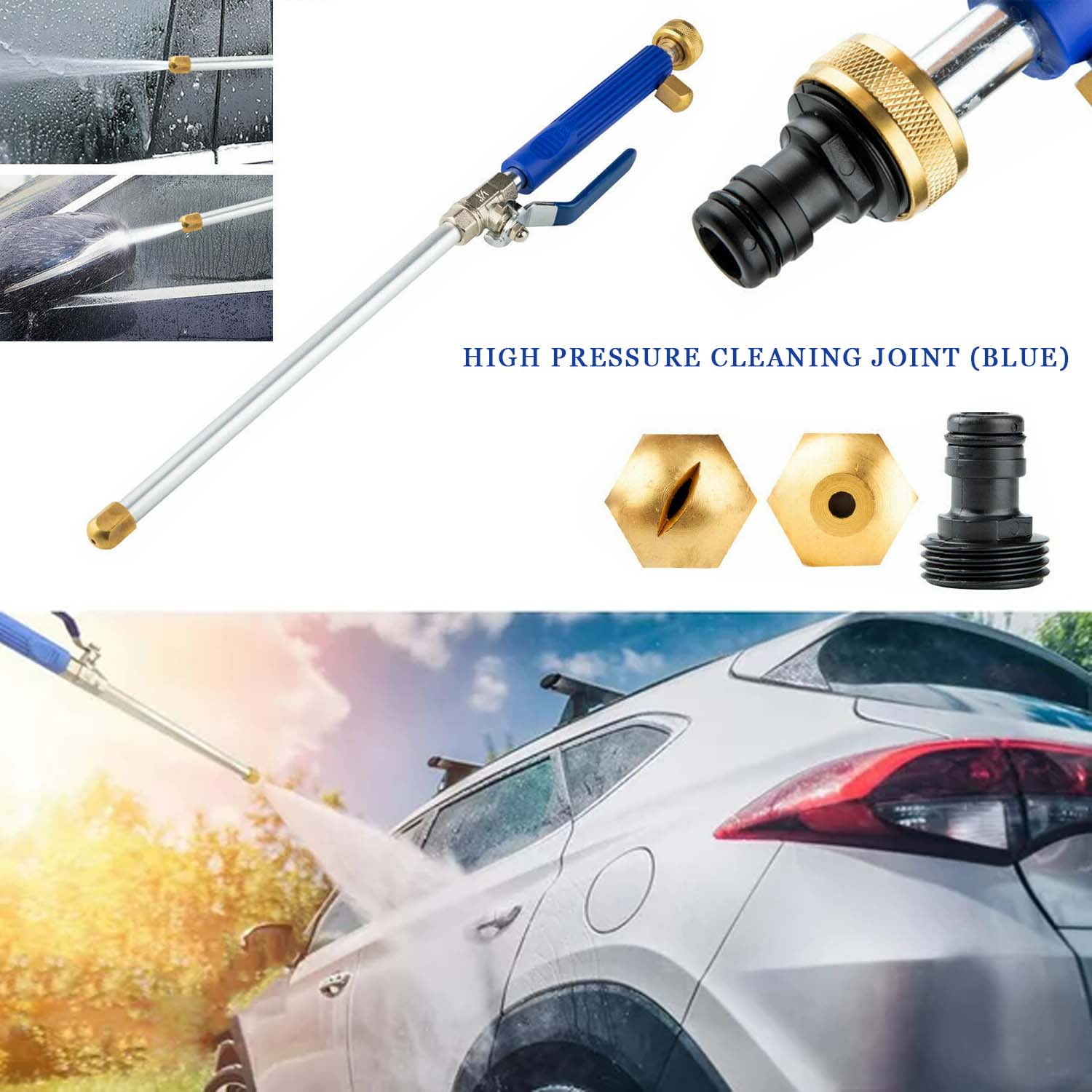 Ymall High Pressure Power Washer Spray Nozzle Water Hose Wand