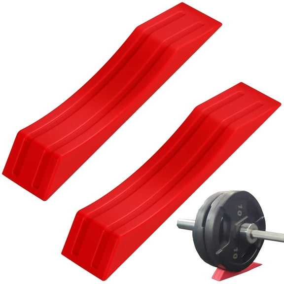 Ymam.Light Deadlift Barbell Jack Alternative Wedge Mini, Safely Load and Unload Barbell Plates, for Weightlifting Training, Gym (1 Pair)