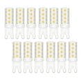 thumbnail image 1 of Ymam.Light G9 LED Light Bulb Dimmable 5000K Daylight White, 3W (40W  Equivalent) G9/Bi-Pin Base Light Bulb (Set of 12), 1 of 7