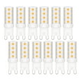 thumbnail image 1 of Ymam.Light LED G9 Dimmable Light Bulb, 3W 40W Equivalent Halogen Bulb, 4000K Cool White G9/Bi-Pin Base (Set of 12), 1 of 8