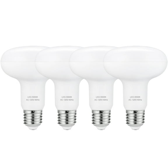 Ymam.Light LED Light Bulb, BR30 Indoor Flood Light Bulb, 12W (100W Equivalent) 5000K Daylight White, Dimmable E26 Base, 4-Pack