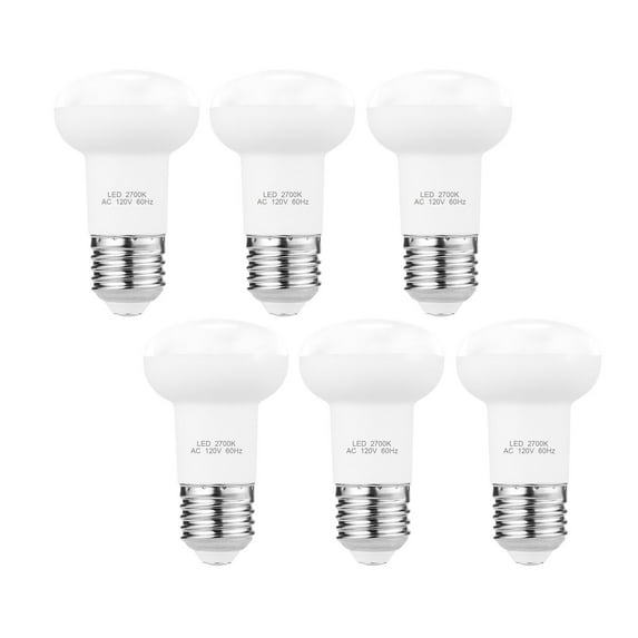 Ymam.Light R16 E26 LED Light Bulb 5W Dimmable 50W Equivalent, 2700K Warm White, BR16 Indoor Flood Light for Kitchen, Bedroom, 6 -Pack