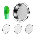thumbnail image 1 of Ymam.Light Rock Garden Sieve Soil Sifter, Stainless Stackable Gardening Sifting Screen Pan Sand Sieve Contain 3 Sieve Mesh Filter, 1 of 7