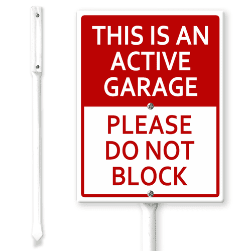 Ymaotrade This is an Active Garage Please DO NOT Block Yard Sign with ...