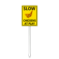 thumbnail image 2 of Aazon.co : Please Slow Down Free Range Chickens At Play- Outdoor Sign 2 of 14