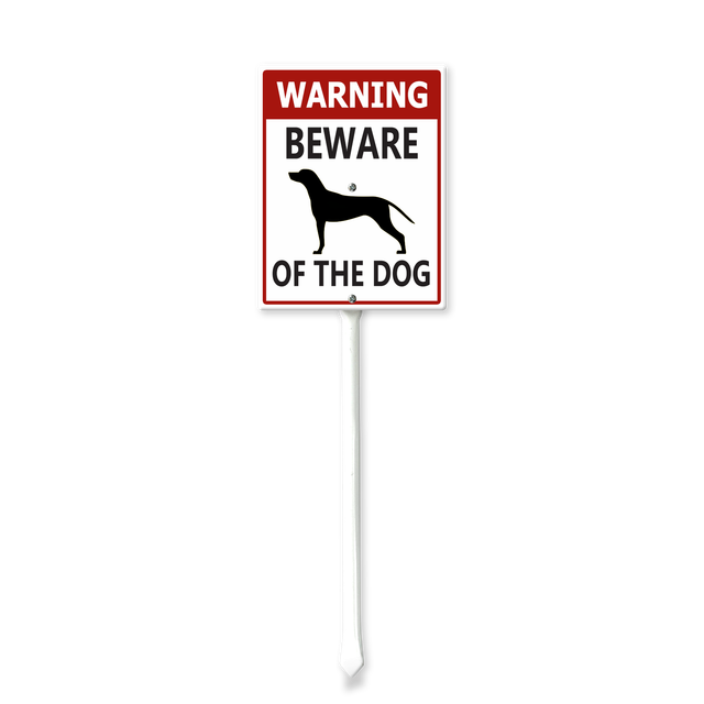 Ymaotrade Warning - Beware of the Dog Signs for Yard with Stake, Sturdy ...
