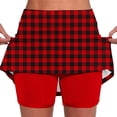 thumbnail image 1 of Ymauqau Skorts for Women High Waisted Plaid Workout Tennis Skirts with Built in Shorts Pockets Athletic Casual Skorts, 1 of 5
