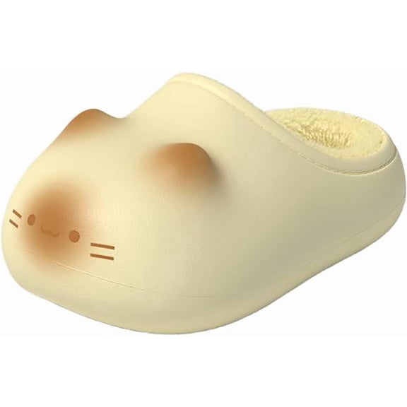 Ymbolf Cat Paw Print Slippers, Unisex EVA Cute Cat Sandals, Non-Slip Thick Sole Summer Clogs for Women Men , Cute Animal Ultra-Thick Height Increase Cat Slipper