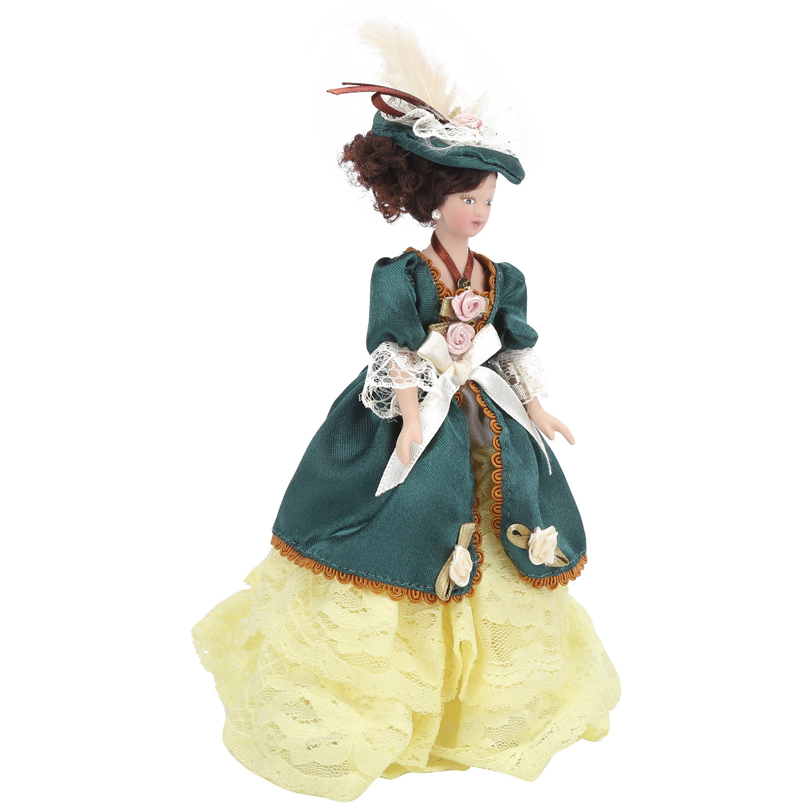 Modern Woman In A Smock Dress Tumdee 1:12 Scale Dolls House Porcelain 120