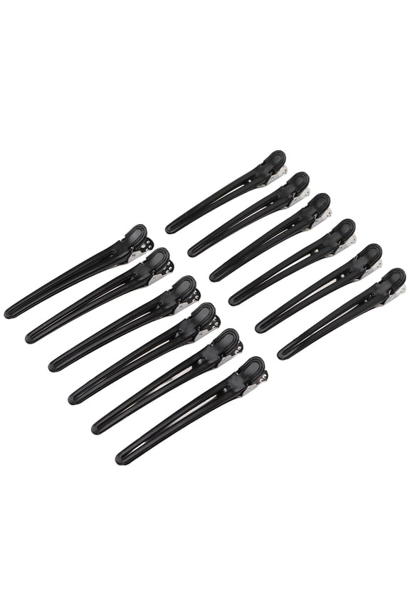 Ymiko 12Pcs Duckbill Clips Sturdy Prevent Slipping Seamless Professional Hair Clips For Barber Shop Hair Stylist,Hair Clips,Hair Sectioning Clips