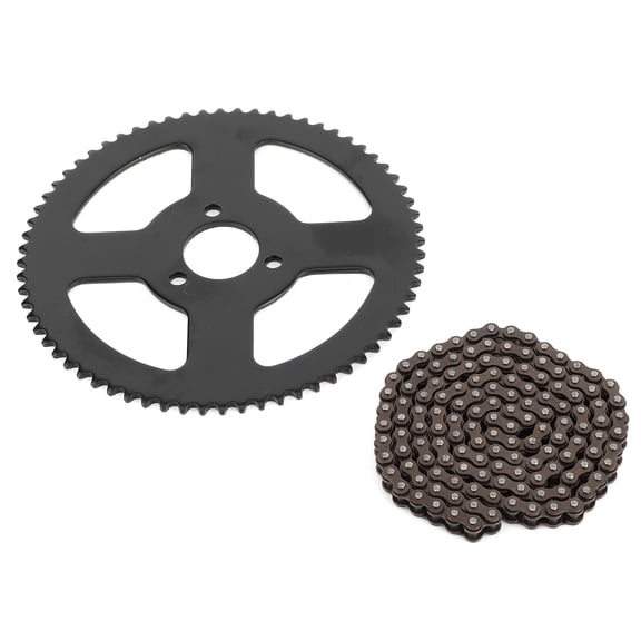 Ymiko 25H Chain 144 Links Sprocket 2 Stroke Shaft For Electric Mini Moto Pocket Bike ATV Quad Accessory,25H Chain,Rear Chains