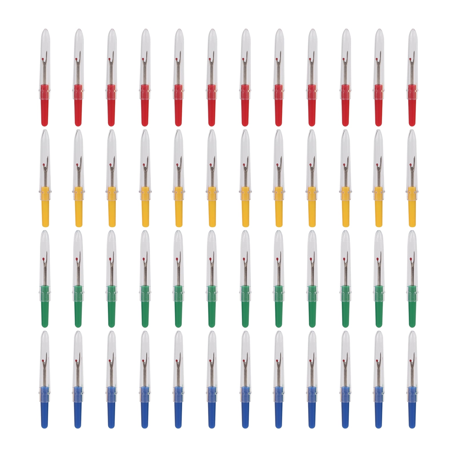 Thread Ripper Plastic Ymiko 48Pcs Seam Rippers Plastic Handle Thread TakeUp Device For Stitch ...
