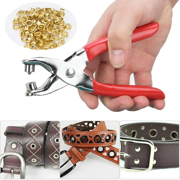 Ymiko 6 Inches Punching Plating Leather Hole Punch Eyelet Belt Hole Puncher,Belt Hole Puncher,Eyelet Hole Punch