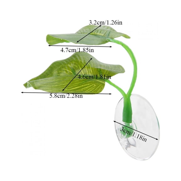 Ymiko Artificial Leaf, Fish Rest Bed Betta Hammock, For Fish Tank Aquariums